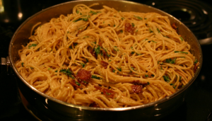 Skillet Spaghetti Carbona