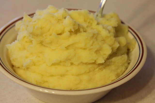 mashed potatoes
