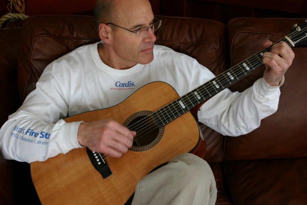 Hiram guitar 1024x682 The Shadow Valley Guitar: First You Cut Down a Tree