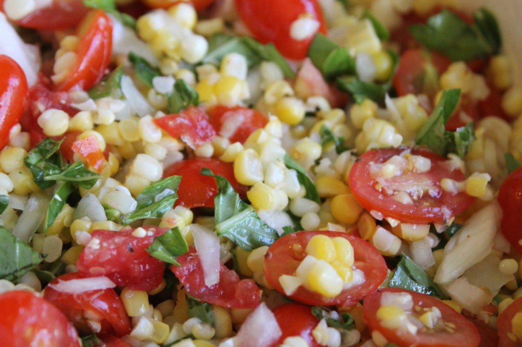 corn and tomato salad
