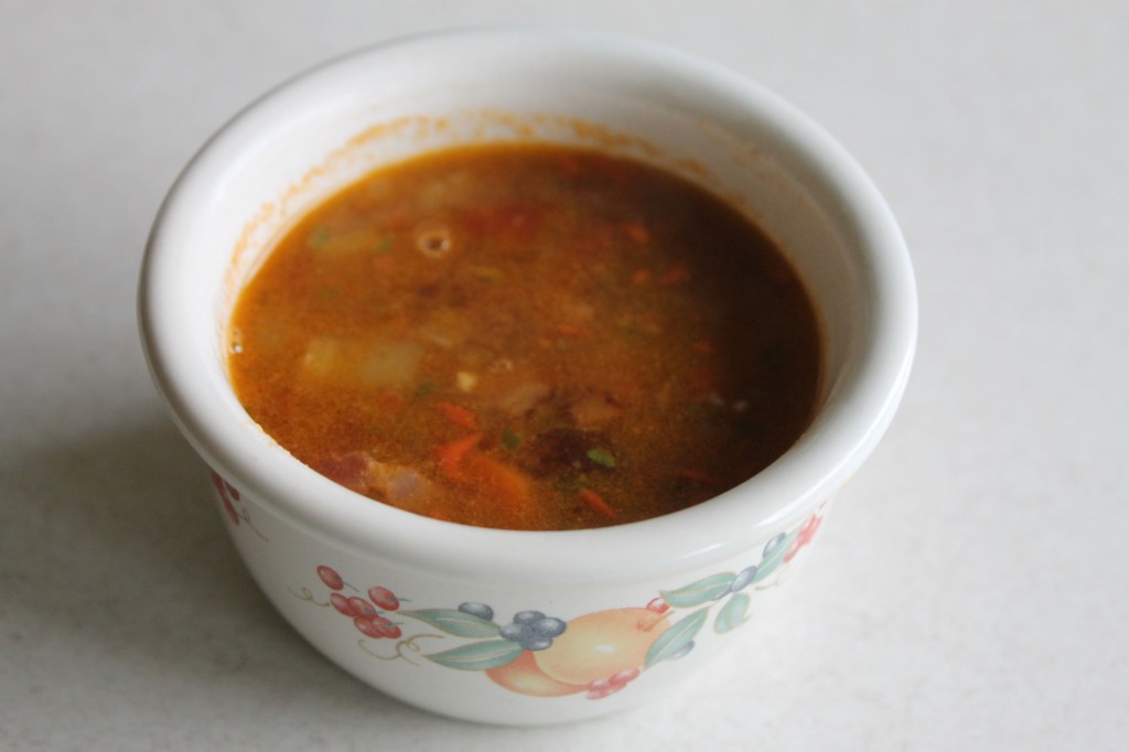 veggie-bacon soup