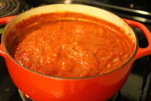 spaghetti sauce