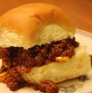 Turkey-veggie Sloppy Joes