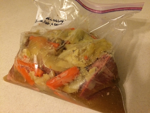 corned beef freezer