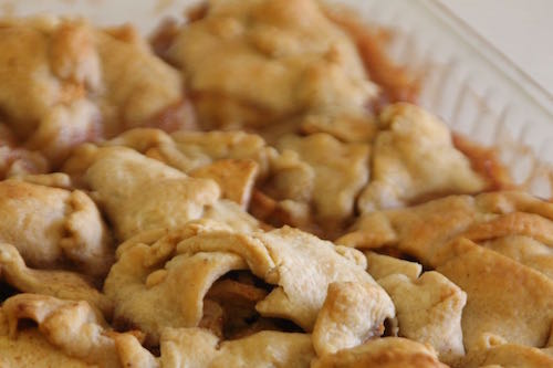 My mother made the most delicious dumplings. When a friend called to offer us free apples, I pulled out Mom's recipe. They were as delicious as I remembered.