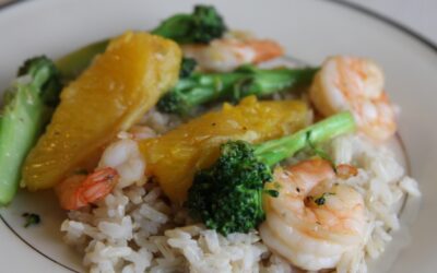 Orange Jalapeno Shrimp with Broccoli