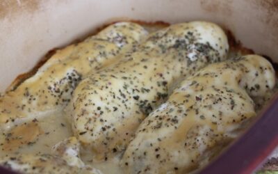 Baked Chicken with Mustard and Maple Syrup