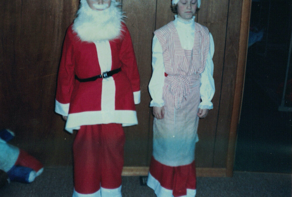 Country School Christmas Programs and Santa Suits