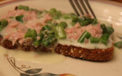 Creamed Asparagus on Toast