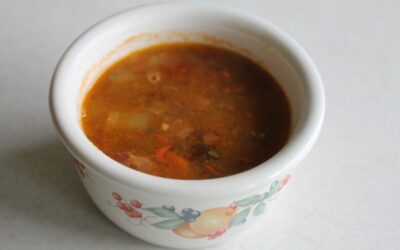 Summer Vegetable and Bacon Soup