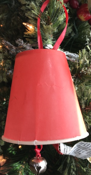 Dixie Cup DIY Christmas Bells Craft