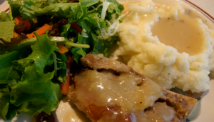 Pork Steak & Apples