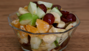 Fruit Salad with Honey-Lemon Dressing