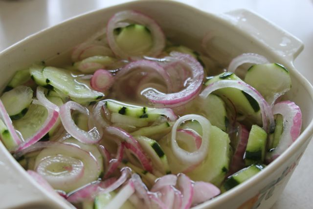 Cucumber-Onion Salad Encore