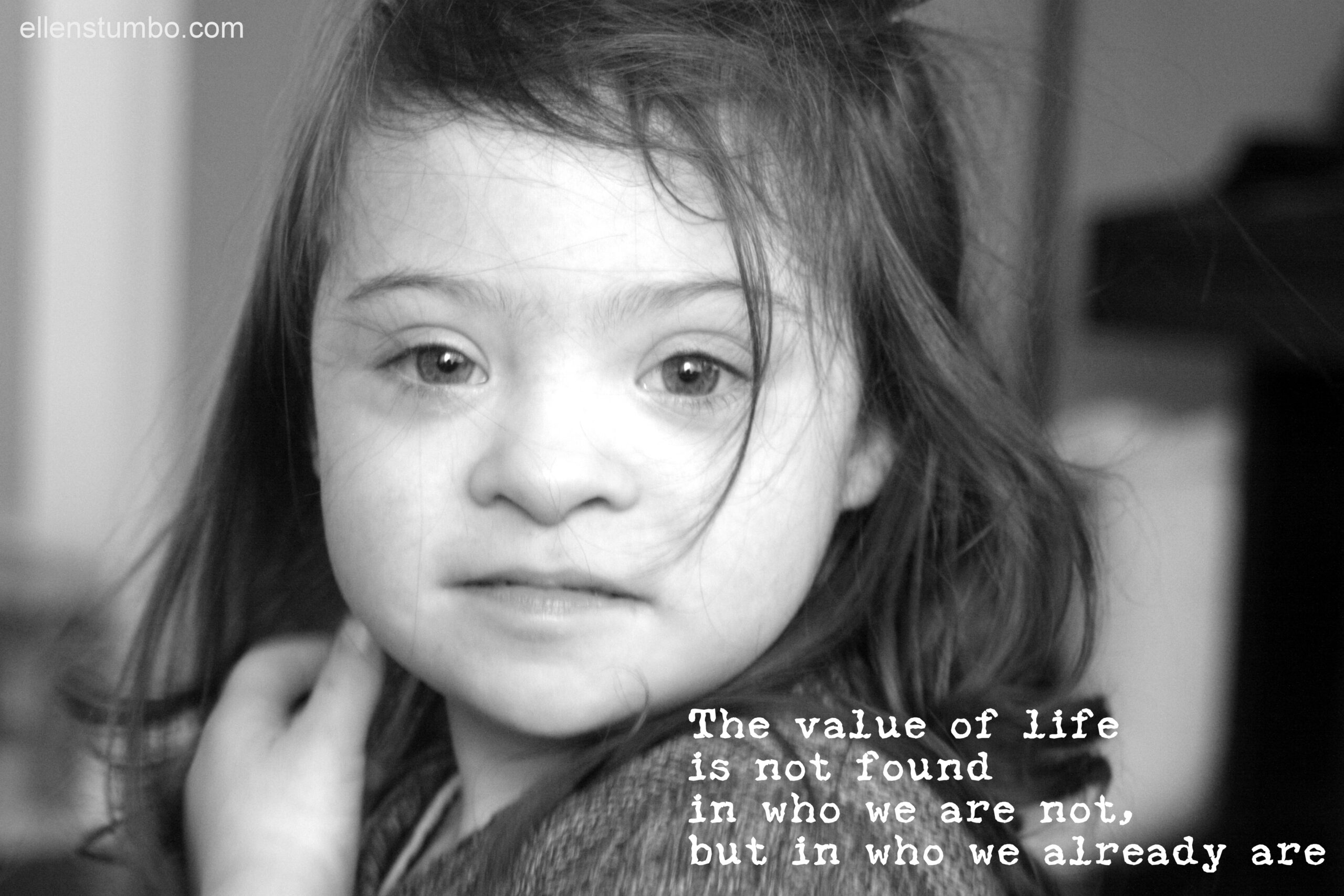 Down Syndrome Awareness Month will soon end. But not before Ellen Stumbo shares what she's learned from her daughter who lives with Down syndrome.