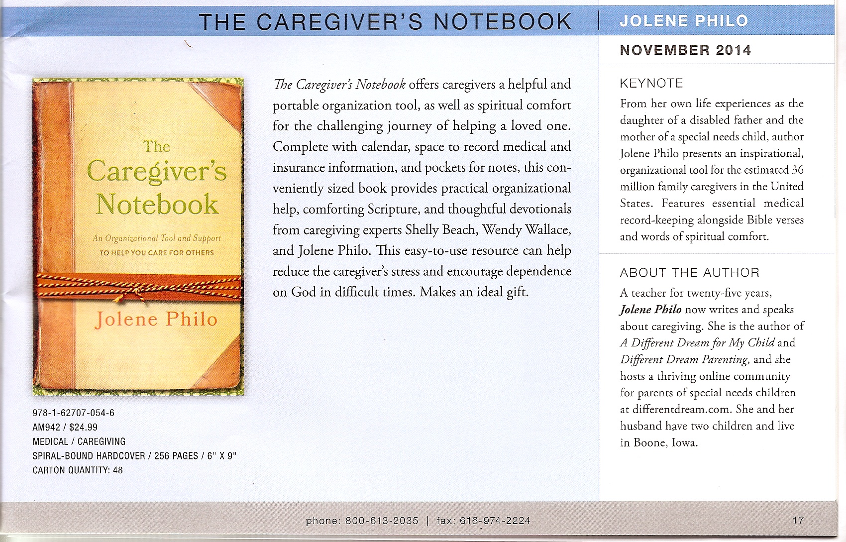 Caregiver’s Notebook on the Way