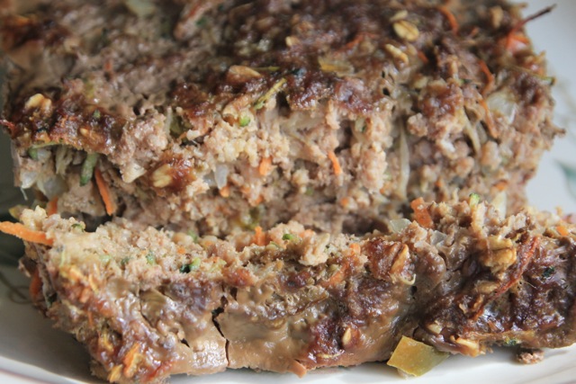 Healthy Meatloaf with Hidden Veggies