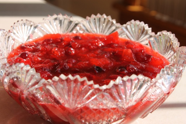 Cranberry-Apple Sauce: Thanksgiving Encore