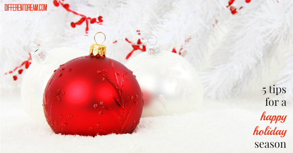 Happiness is not a given for families of kids with special needs. Sylvia Philips offers 5 special needs tips for a happy holiday that work at her house.