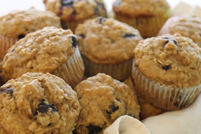 Blueberry Oatmeal Muffins
