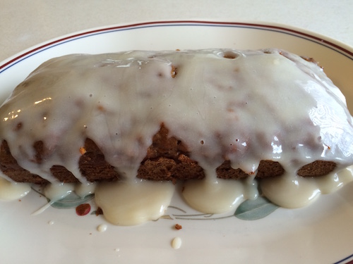 Carrot Bread with Dairy-Free Cream “Cheese” Drizzle