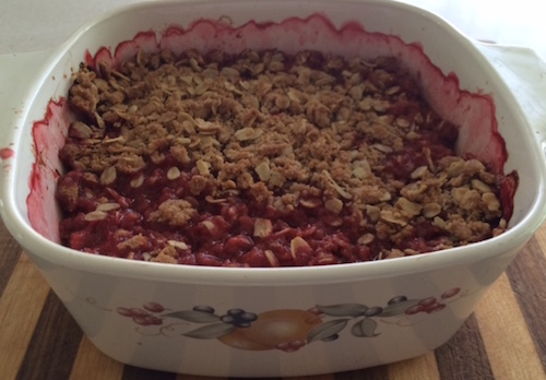 Non-Dairy Strawberry Crisp