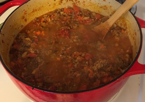 Clean Out the Vegetable Drawer Bolognese Sauce