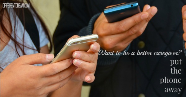 What does it take to be a better caregiver? Kimberly Drew shares her idea in today's post about how to practice technological restraint.