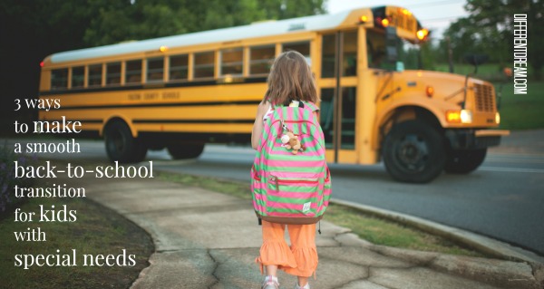 These 3 special needs transition techniques can make the beginning of a new school year easier for you, your child, and everyone in the family.