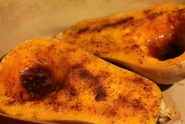 baked butternut squash