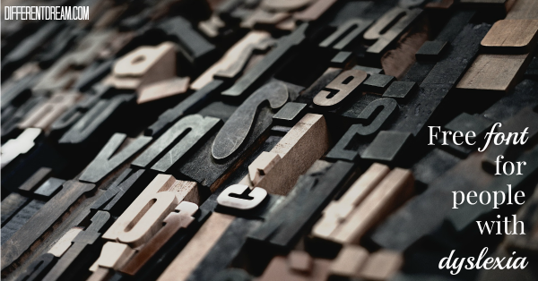 Free Font for People with Dyslexia