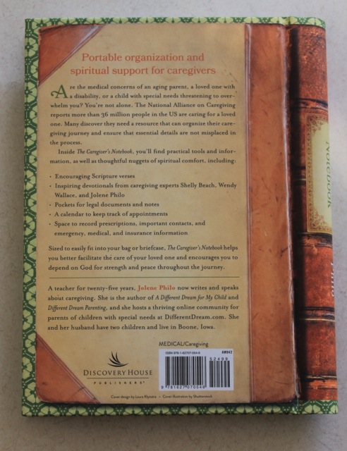 The Caregiver's Notebook back cover