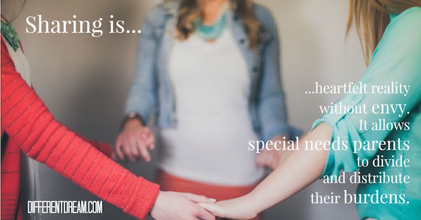 Special Needs Sharing: Caring or Complaining?