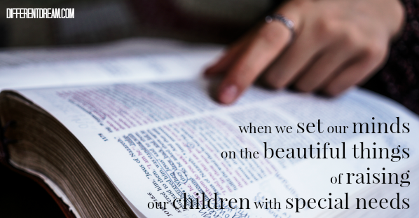 When We Fill Our Minds with Beautiful Things
