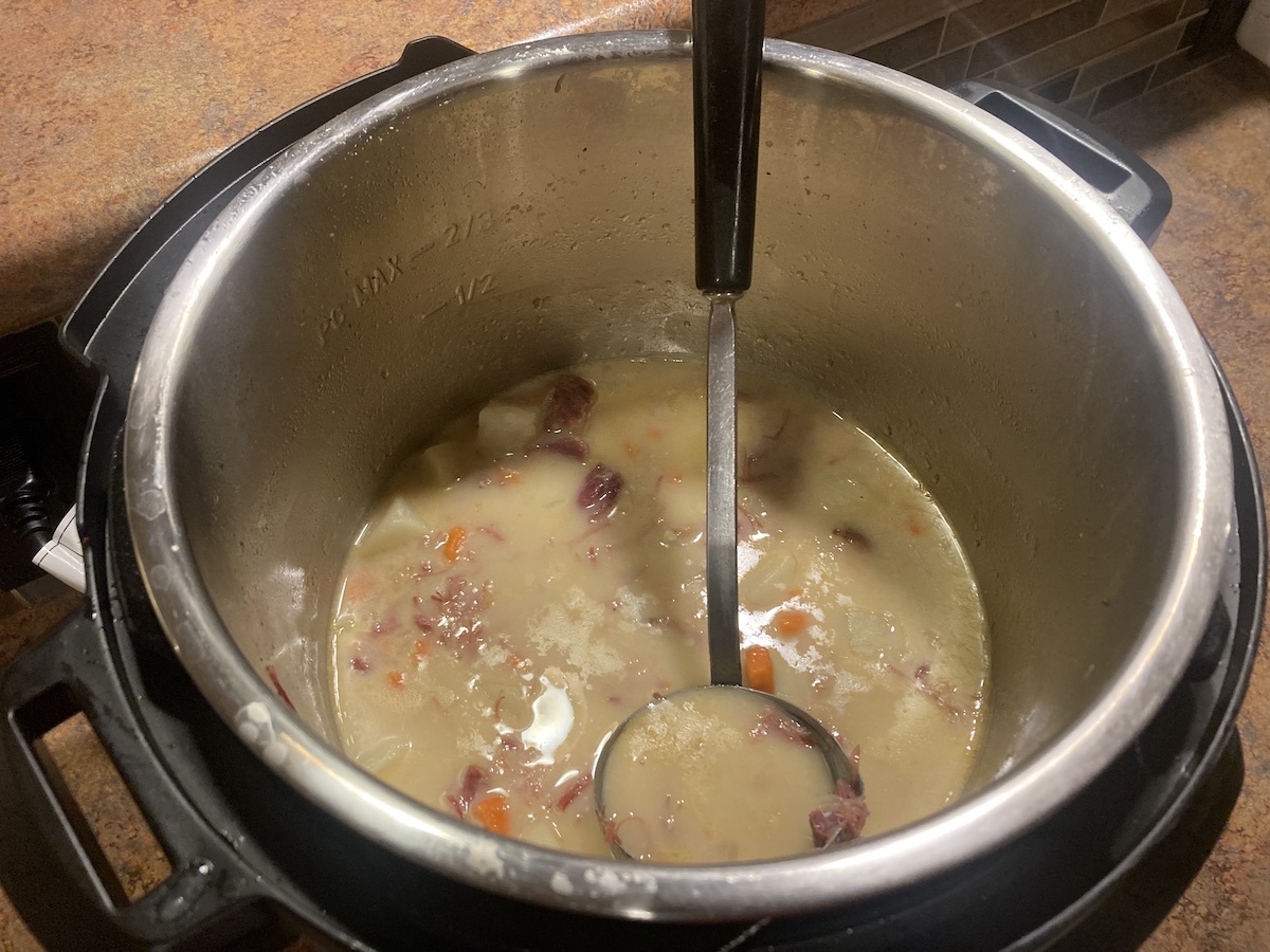 ham and potato soup with the instant pot