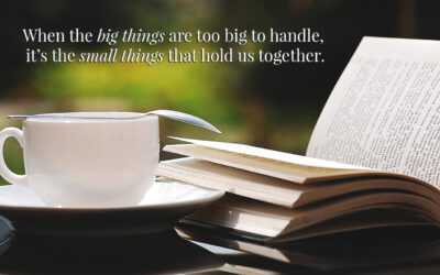 Small Things Are Saving Me This Winter