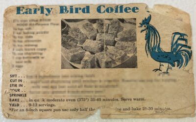 The Origin of See Jane Dig’s Early Bird Coffee Cake Recipe