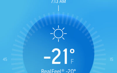 It Could Be Worse. It Could Be -45°.